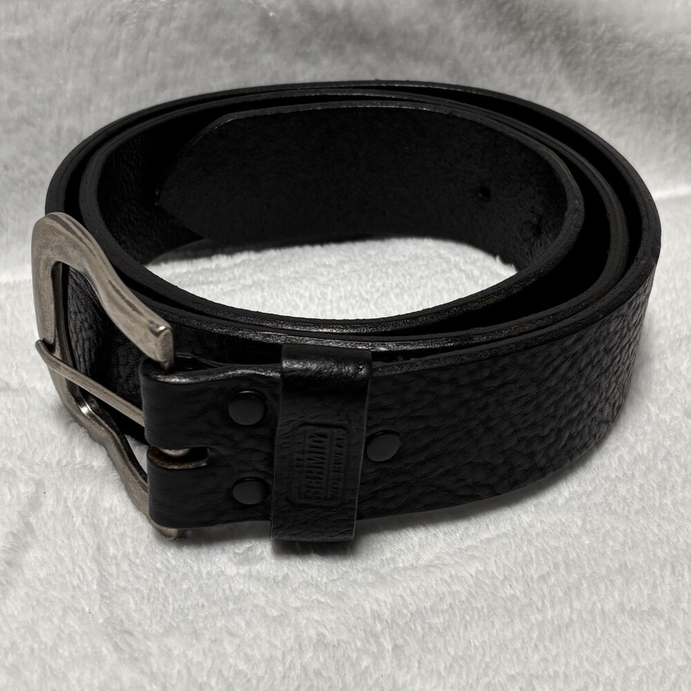 Schmidt Workwear Black Cowhide Leather Belt 39” to Middle Hole